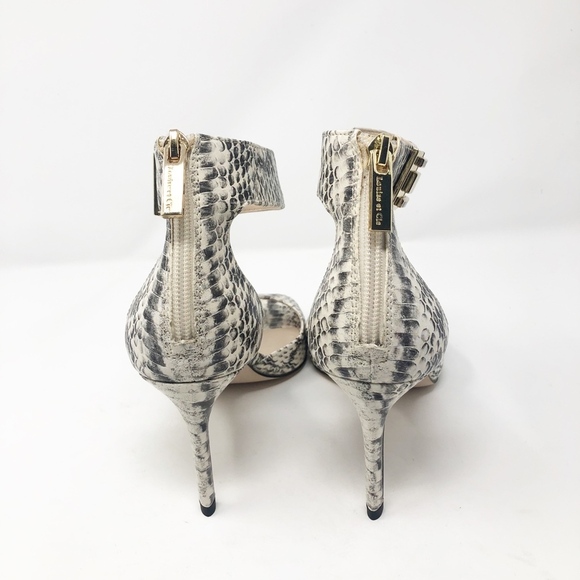 Louise et Cie Gordon High Heel Python Sandal NWOT - Picture 6 of 8